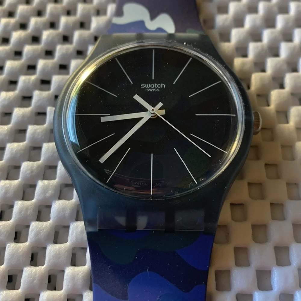 Swatch Watch - SUON140 - CAMOUCLOUDS